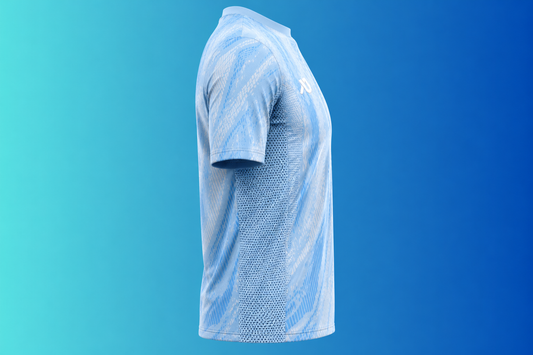 Hellblau/Weiß Trikot set