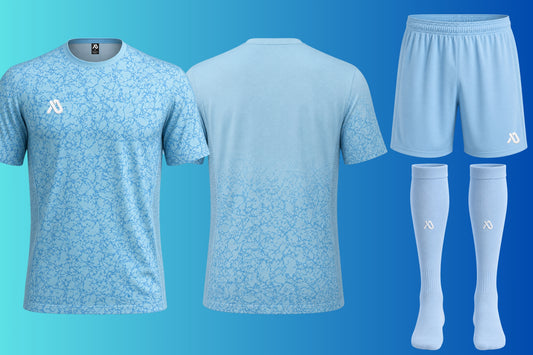 Hellblau Trikot Set