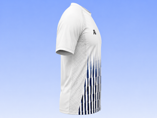 Weiß/Blaues Trikot set