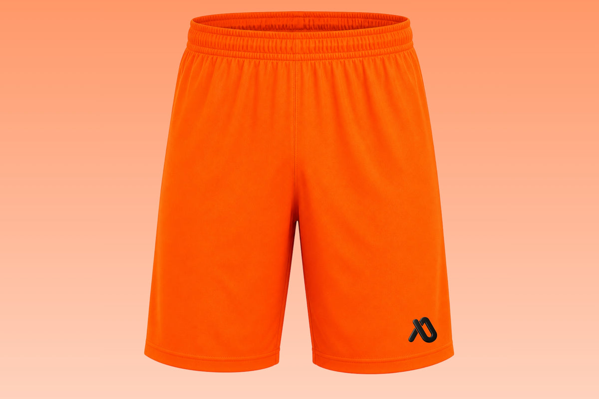 Neon Orangenes Torwart Trikot Set
