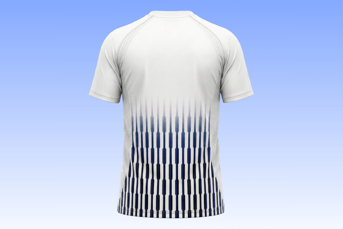 Weiß/Blaues Trikot set