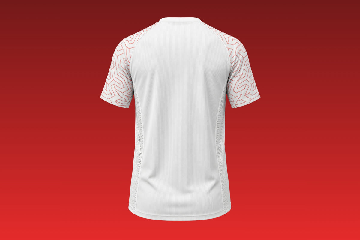 Weiß/Rot Trikot Set