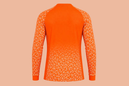 Neon Orangenes Torwart Trikot Set