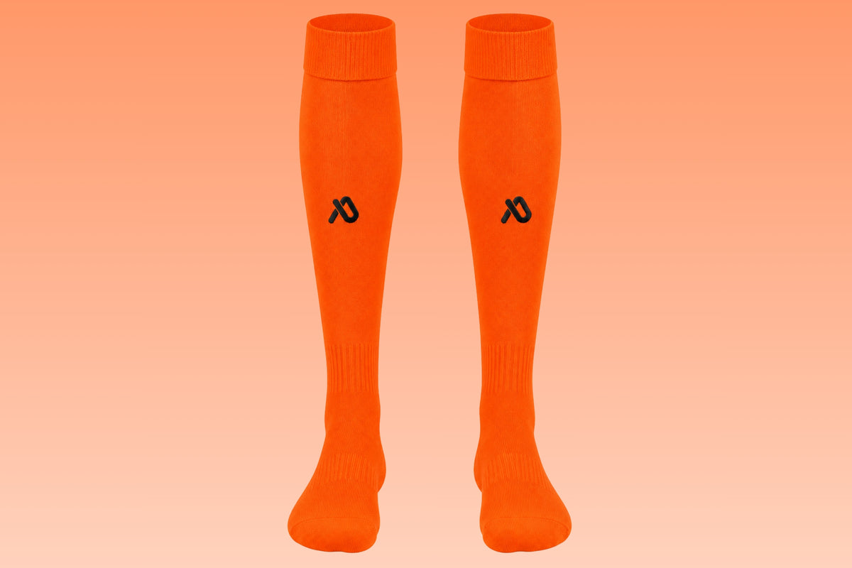 Neon Orangenes Torwart Trikot Set