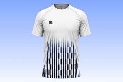 Weiß/Blaues Trikot set